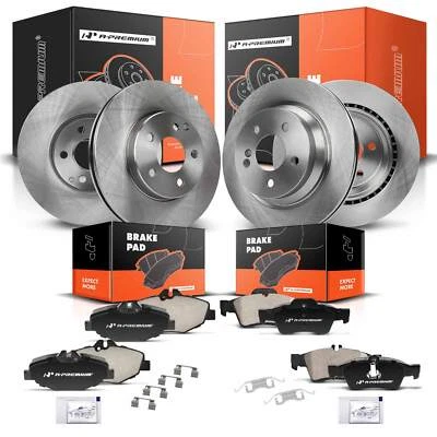 Nuevo rotor de freno delantero y trasero y pastillas de freno para Mercedes-Benz E320 W211 03-05 E350 Foto 1 de 4