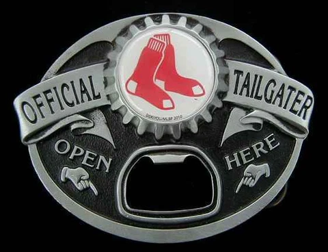 BOSTON RED SOX TAILGATER BOTTLE OPENER BELT BUCKLE Cover