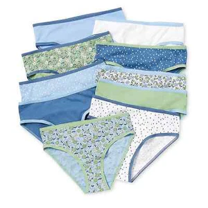 Thereabouts Big Girls 10 Pack Bikini Panty Plus Size Girls - Picture 1 of 3