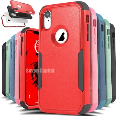 Funda protectora a prueba de golpes para Apple iPhone X XR XS Max resistente rígida resistente Foto 1 de 4