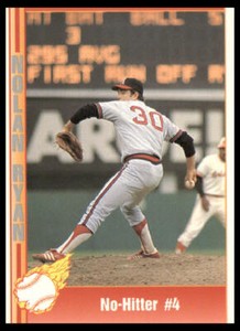 1991  Pacific Nolan Ryan Texas Express I #31 No-Hitter Number 4 Angels