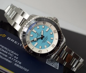 Breitling Superocean Automatic 44 -A17376 breitling warranty oct 2025 box/papers - Picture 1 of 19