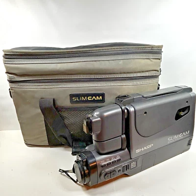 Sharp Slimcam VL-L63U VHS Camcorder w/Bag - No battery - UNTESTED - Image 1 of 4