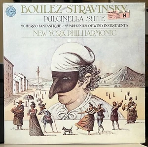 SEALED Boulez: Stravinsky “Pulcinella Suite” LP • New York Philharmonic - Picture 1 of 4