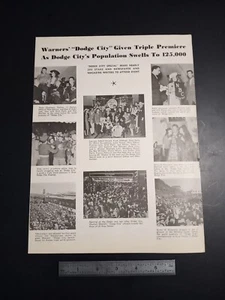 Hollywood Reporter 4 4 1939 Samuel Goldwyn Dodge City premiere Technicolor - Picture 1 of 3