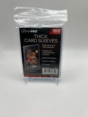 Ultra Pro THICK Card Soft Penny Sleeves 1 Pack of 100 for THICK Sized Cards