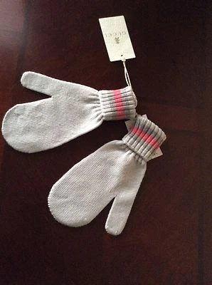 Brand New Gucci wool mittens with Web Italy - Image 1 of 4
