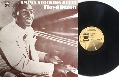 Floyd Dixon: Empty Stocking Blues Vinyl LP 1985 Sweden Route 66. KIX-27 Mono - Image 1 of 2