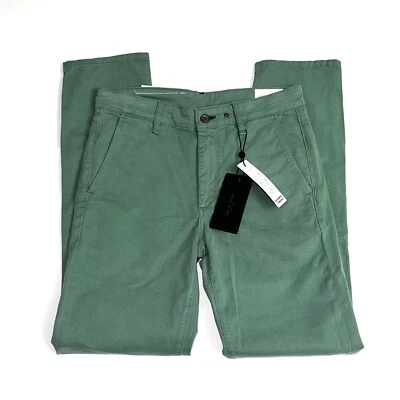 Rag & Bone Men's Fit 2 Authentic Stretch Bottle Green Slim Twill Chino 29 - Image 1 of 4
