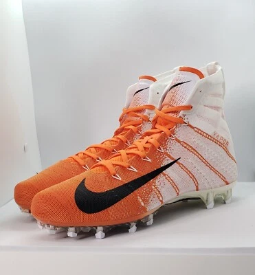 Nike Vapor Untouchable 3 Elite Cleats Men's sz 11.5 Wht/ORG Cleats AO3006-118 - Image 1 of 4