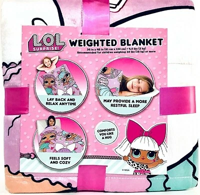 Franco Manufacturing LOL Surprise 36 In X 48 In Weighted Blanket 4.5 Lbs - Image 1 of 2