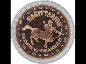 Colección de monedas de cobre de astrología: Sagitario - Imagen 1 de 2
