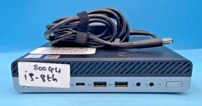 HP EliteDesk 800 G4 Mini - i3-8100T - 8GB RAM - 240GB SSD - WIN (OFFERS OK) - Image 1 of 4