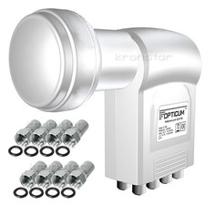 OCTO LNB 0,1dB DIGITAL Opticum TESTSIEGER Switch PREMIUM LNB Full HD+ 3D SKY 4K