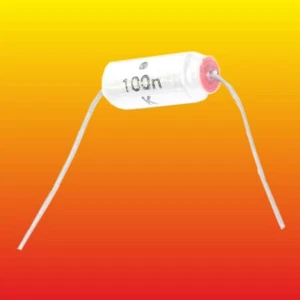 100 nF MENGE 1 STYROFLEX POLYSTYROL KONDENSATOR - Bild 1 von 2