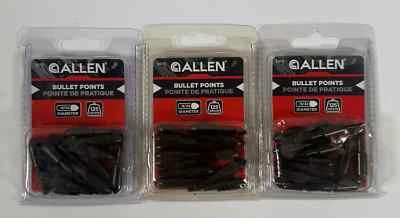 Allen 9/32 125 粒射箭子弹点 3 件装 x 12 #1470 — 第 1/3 张图片
