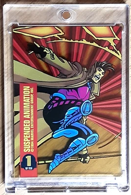 1994 Marvel X-Men Suspended Animation Card 1 GAMBIT. - Bild 1 von 3