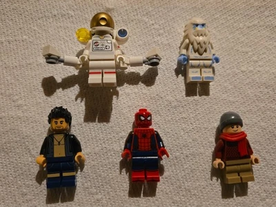 LEGO MINIFIGURE LOT: KEVIN FROM HOME ALONE , STARK ,  SPIDER MAN ETC - Image 1 of 4