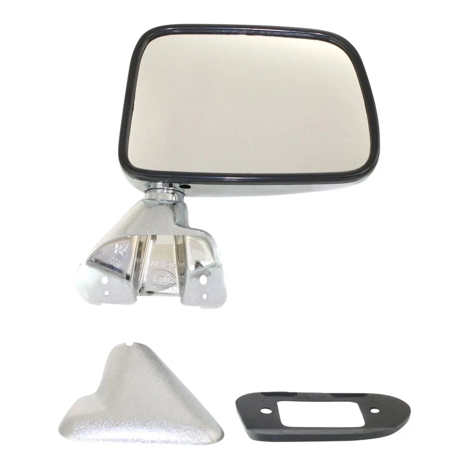 Manual Chrome Mirror RH Right Passenger for 1987-88 Toyota Pickup Truck 4Runner - Изображение 1 из 4