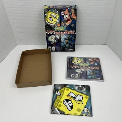PC CD-ROM SpongeBob SquarePants Lights, Camera, Pants! + Poster Sealed Game - Image 1 of 4