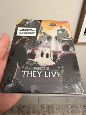 They Live (Blu-ray, 1988) Limited Steelbook - Scream Factory - BRAND NEW! - Image 1 of 4