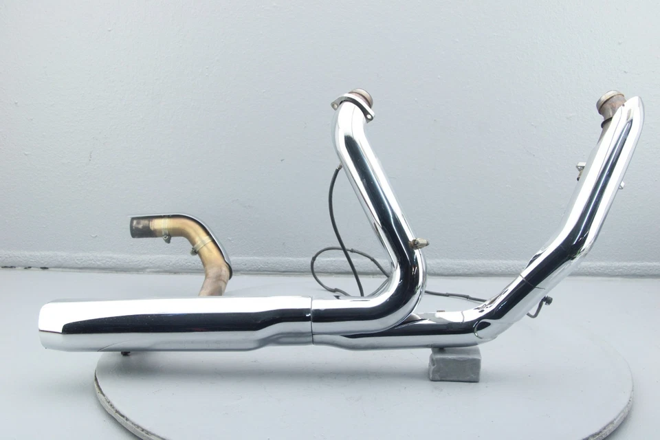 Harley Street Glide 2017 conjunto de tubo de escape negro arrugado #4090 Foto 1 de 4