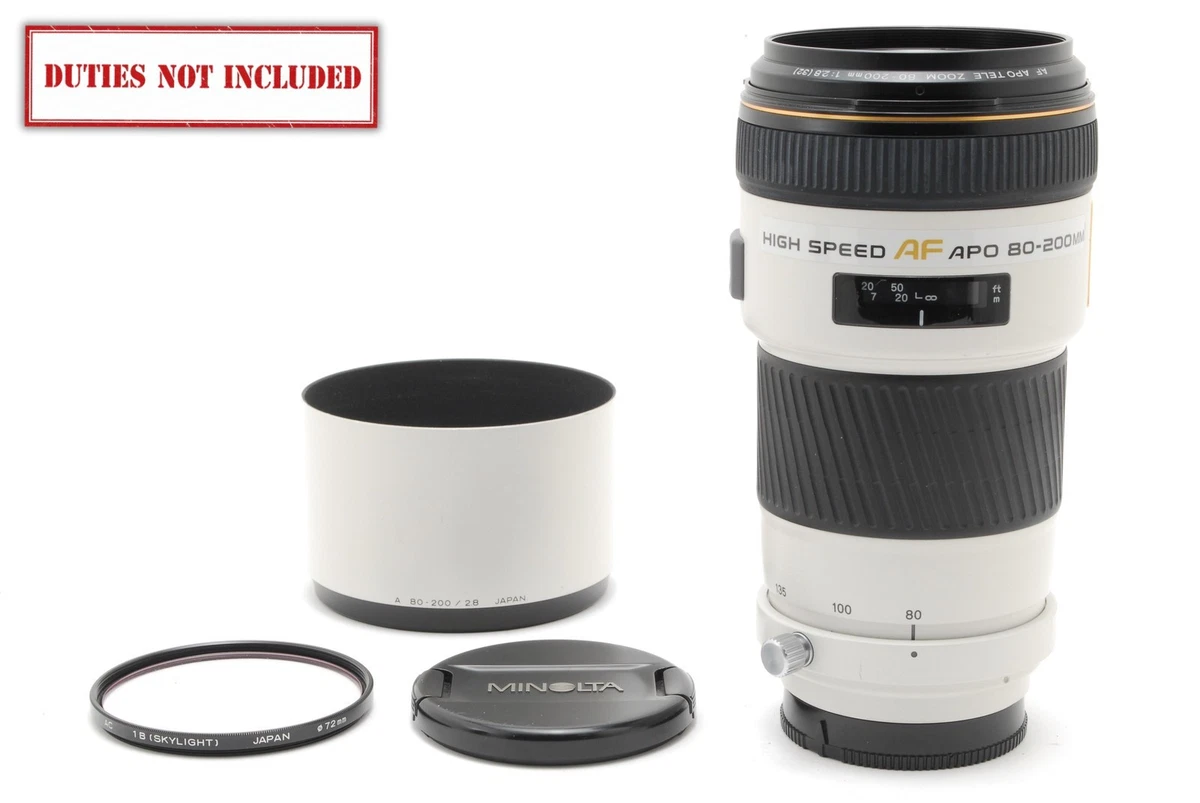 Minolta f/2.8 80-200mm Camera Lenses for sale - eBay