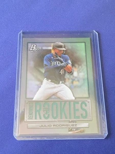Bowman Platinum 2022 - Novatos renombrados #RR-17 Julio Rodríguez RC - Imagen 1 de 2