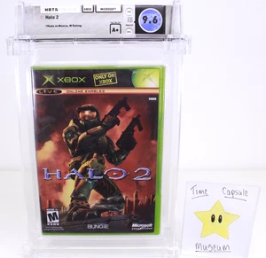 Halo 2 II Xbox New 2004 Factory Sealed Black Label WATA Grade 9.6 A+ MINT NIB - Picture 1 of 3