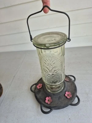 VINTAGE HUMMING BIRD FEEDER,WATER DISPENSER - Image 1 of 4
