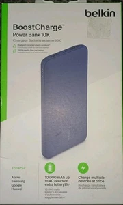 Belkin Boost Charge Power Bank 10K 10000mAh, Blue - Picture 1 of 2
