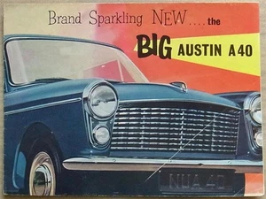 AUSTIN A40 FARINA Car Sales Brochure 1958 #1615/B - Picture 1 of 3
