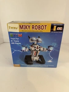 NEW BUILDING BLOCKS 468 Pc KIT "MIKY THE ROBOT" REMOTE CONTROL OPERATED - Picture 1 of 8