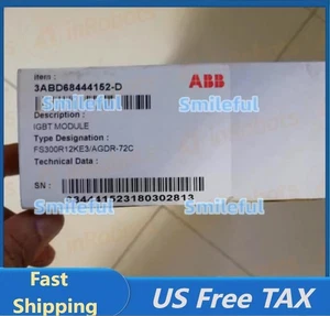 1 pieza nueva placa de accionamiento ABB FS300R12KE3/AGDR-72C + placa IGBT libre de impuestos de EE. UU. - Imagen 1 de 18