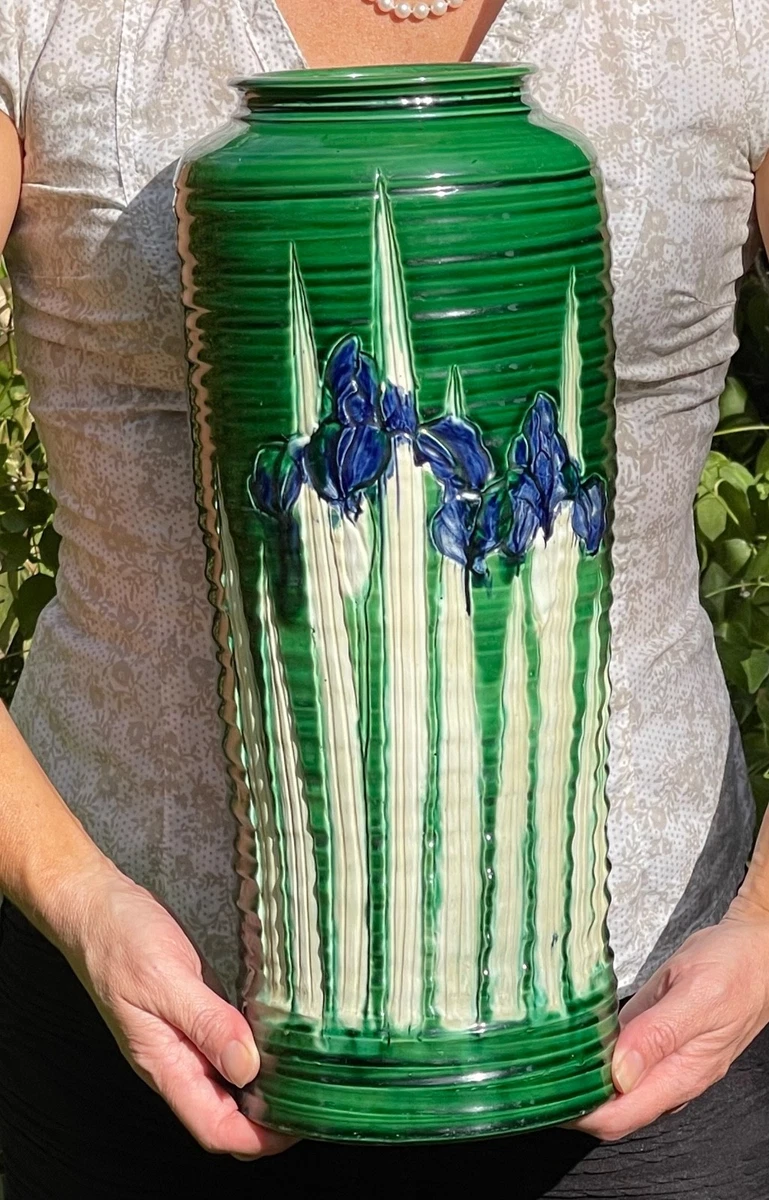 1900 - 1940 年日本古董绿色瓷器和陶器花瓶| eBay