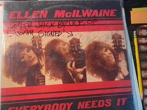 Ellen McIlwaine "Everybody needs it", LP- Blind Pig-signed by Ellen w/Jack Bruce - Picture 1 of 5