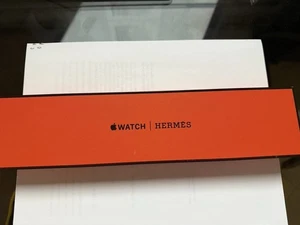 Hermes Apple Watch Single Tour Leather Band Navy, 44mm - Photo 1 sur 11