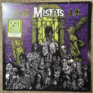 MISFITS EARTH A.D. RSD LP 2022 PURPLE SWIRL Vinyl PUNK GLENN DANZIG SEALED - Picture 1 of 2