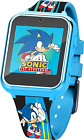 Accutime Kids SEGA Sonic the Hedgehog Blue Educational Touchscreen Smart Watch T