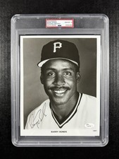 BARRY BONDS Autograph AUTO 8x10 Signed SLABBED Photo PSA/DNA *PSA 10*