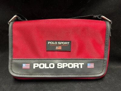 Bolso Bandolera Vintage Polo Sport Ralph Lauren Correa Negra Años 90 Foto 1 de 4