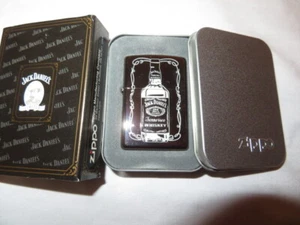 Vtg New 2004 Zippo Lighter Jack Daniels Old No. 7 OB/Paper Inserts Seal Intact - Picture 1 of 4