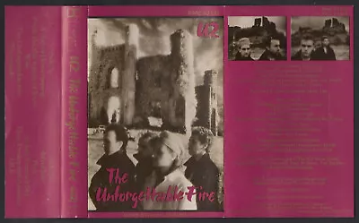 1984 MUSIC AUDIO CASSETTE TAPE [ALBUM: THE UNFORGETTABLE FIRE] GROUP: U2 (AUST.) - Image 1 of 4