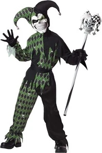 Jokes on You! Evil Clown Circus Carnival Fancy Dress Up Halloween Child Costume - Picture 1 of 10