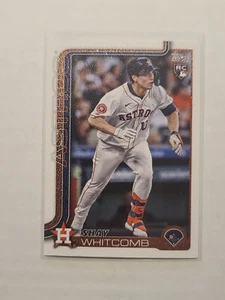 2025 Topps Series 1 Shay Whitcomb RC #87 Canvas Parallel 18/50 Houston Astros - Picture 1 of 2