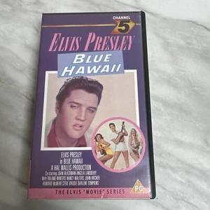 ELVIS PRESLEY BLUE HAWAII JOAN BLACKMAN CHANNEL 5 PAL VHS VIDEO - Picture 1 of 3