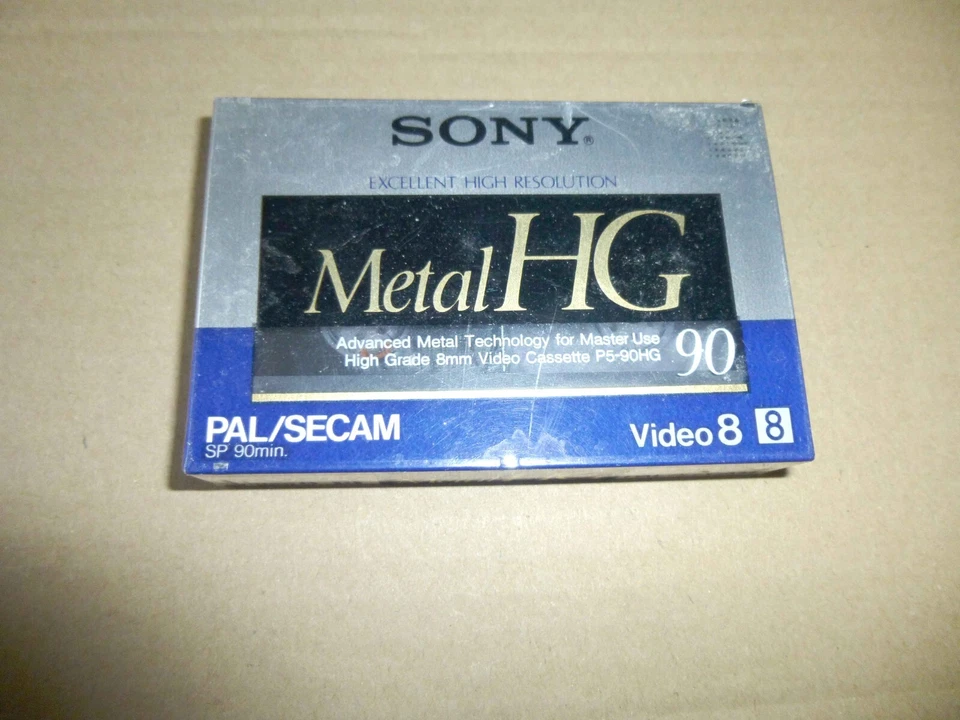 TDK Video8 Cassette Metal E-HG 120  In Originalfolie – anschauen - Image 1 of 1