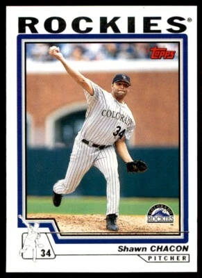 2004 TOPPS #257 SHAWN CHACON COLORADO ROCKIES - Image 1 of 2