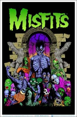 Misfits Earth A.D. Blacklight Poster 23" x 35" - Image 1 of 4