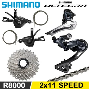 Desviador de casete Shimano Ultegra R8000 2x11 velocidades 105 RS700 palancas de cambios - Imagen 1 de 11